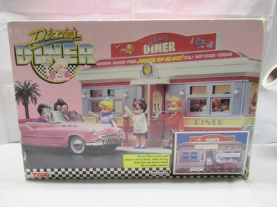 Vintage 1988 Dixie's Diner Drive-in Playset By Tyco Completo com Caixa - Imagem 1 de 4