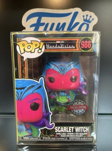 Funko Pop! WandaVision Scarlet Witch 986 blacklight Marvel NUEVO + Estuche - Imagen 1 de 5