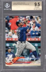 RONALD ACUNA JR 2018 TOPPS UPDATE RC #250 BGS 9.5 GEM MINT ATLANTA BRAVES - Picture 1 of 1