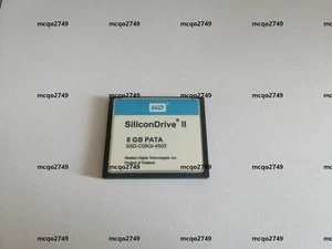 WD CF SSD-C08GI-4500 SiliconDrive II CF 8GB Compact Flash PATA SSD - Picture 1 of 1