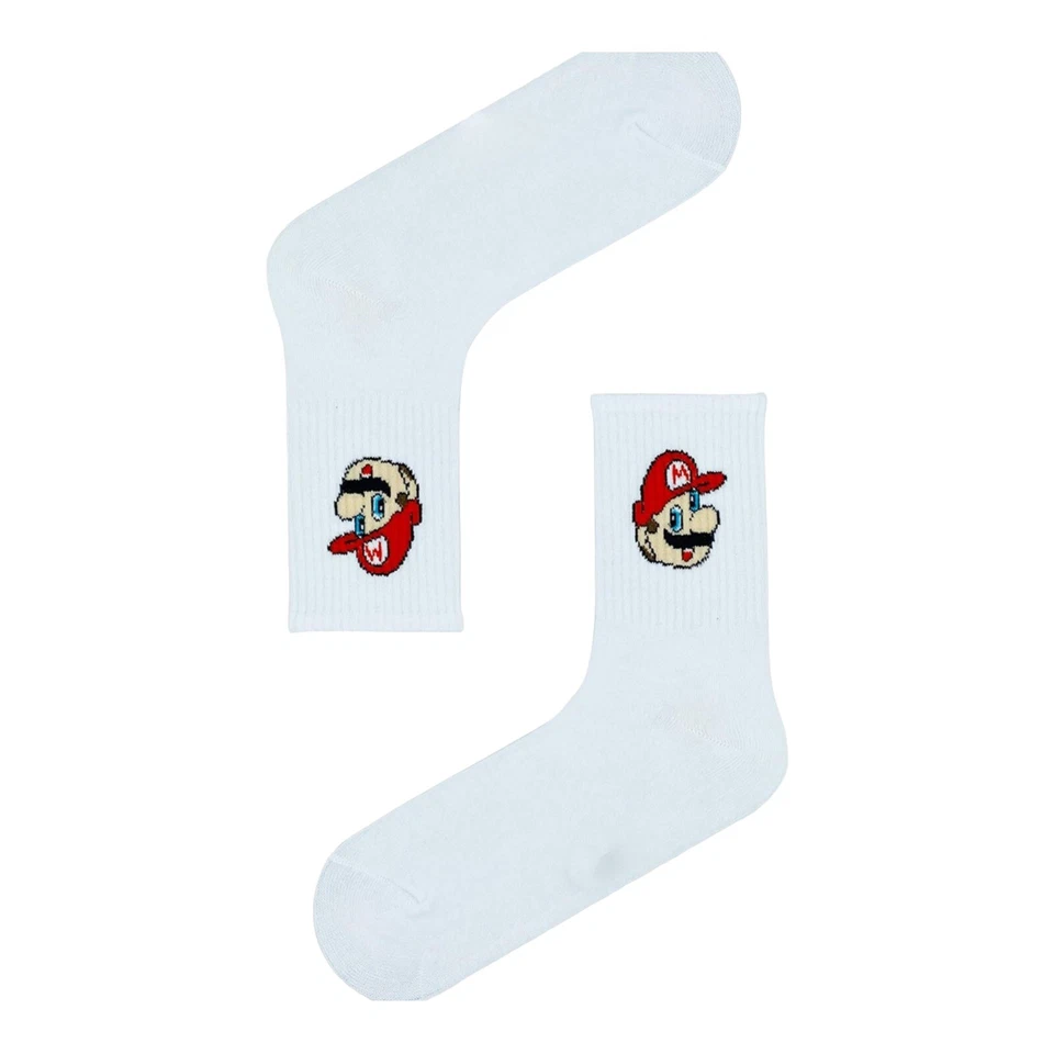 Super Mario Socks Gift Socks Fun Socks Sports Socks Unisex Socks - Image 1 of 1