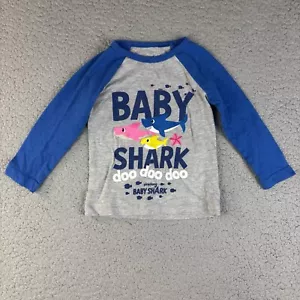 Jumping Beans Baby Shark Doo Doo Doo T-Shirt Size 2T Toddler Blue Soft Pink Fong - Picture 1 of 4
