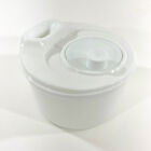 Salad Spinner By Progressive Int. White Plastic Great For Bagged Salad Mix EEUC