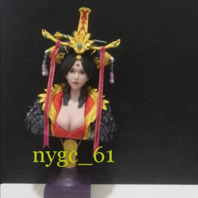 1:6 Ancient Empress Girl Head Sculpt Display Statue For Female Action Figure Toy - Image 1 of 4