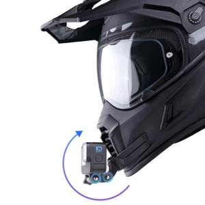 Motorcycle Helmet Chin Mount For Sports Cameras 11/10 and Other Sports Cameras - Picture 1 of 8