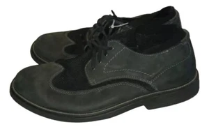 Dockers Herren schwarz Wildleder Brogues Schuh perfekt für Freizeit Anlass Größe 10 OS01B - Bild 1 von 5