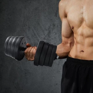 Adjustable Dumbbells 10-40Kg Weights Barbell Set Dumbells Exercise Fitness Gym - Picture 1 of 22