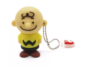 Unidad flash USB de dibujos animados Charlie Brown Boy 2,0 16 GB 32 GB 64 GB 2 GB remitente a EE. UU. - Imagen 1 de 3