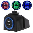 12V 24V To 5V 2.1A USB Car Charger Power Adapter Tent Base for Car Truck Mo