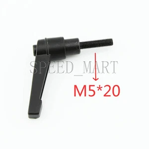 Palanca de sujeción de mango ajustable con perno roscado de maquinaria M5 x 20 mm - Imagen 1 de 1