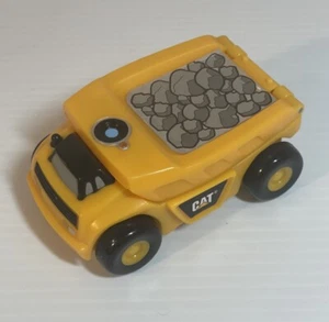 Working Toy "CAT" YELLOW Dump Truck Flip Cell Phone Sounds Buttons Tested WORKS - Picture 1 of 4