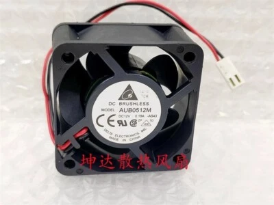 Delta AUB0512M 12V 0.18A 5020 5cm Server Cooling Fan - Image 1 of 3