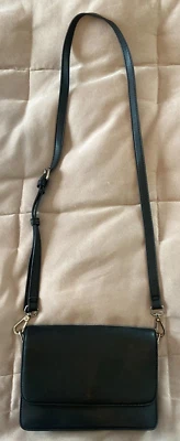 Mossimo Negro Mujer Pequeño Bandolera Cartera Bolso de Mano Ajustable Correa Extraíble Foto 1 de 4