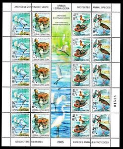Serbia 2005 full sheet of stamps MI# 3231-3234 MNH CV=36$