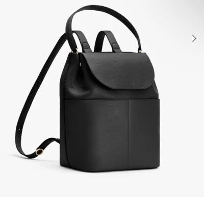 Cuyana Medium 13 Black Leather Backpack-NEW-AMAZING DEAL!!! - Image 1 of 4