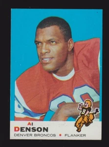 1969 Topps Football #110 Al Denson Florida A&M Denver Broncos EX A - Bild 1 von 2