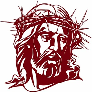 Jesus Christ Christian Lord GOD King Yahuah Car Truck Window Vinyl Decal Sticker - Picture 1 of 2