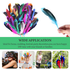 50pcs Carnival Feather Decoration 4-6inch Party Favors Dream Catchers For Crafts