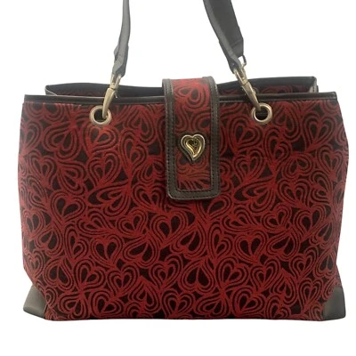 Diane Von Furstenberg Luggage Signature Weekend Travel Bag Shoulder Tote DVF VTG - Image 1 of 4