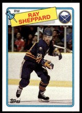 1988-89 Topps Ray Sheppard Rookie Buffalo Sabres #55