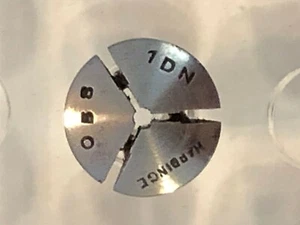 HARDINGE 1DN SIZE 058 QUALITY WATCHMAKER LATHE COLLET 8mm LARGE THREADS - Picture 1 of 4
