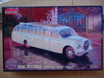 RODEN  1/72 OPEL BLITZBUS  LUDWIG AERO DECK NEW SEALED - Immagine 1 di 4