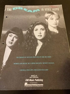 The Dream is Still Alive by Wilson Phillips Sheet Music for Piano Vocal Guitar - Picture 1 of 3