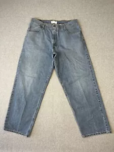 Vintage Levis SilverTab Jeans Mens 36x33 Blue Denim Loose Baggy Y2K Grunge - Picture 1 of 13