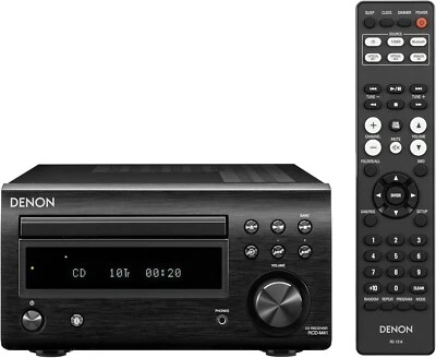 Denon RCD-M41 Bluetooth CD Power Amp, Radio 76-95MHz Denon RCD-M41 Body only - Image 1 of 4