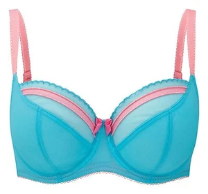Sujetador Lencería Panache Cleo Lili Escotado 7351 Aguamarina/Rosa - Imagen 1 de 1