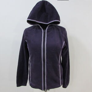 Columbia Zipped Fleece Purple Hooded Chest Size 40/42 UK 12/14 Sku 8341