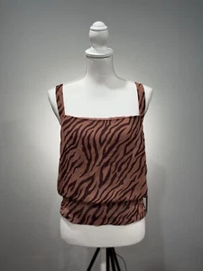 CLEARANCE! ASTR The Label Tiger Cross Back Top XL NWT - Picture 1 of 6