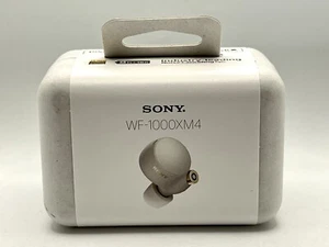 Sony WF-1000XM4 Noise Canceling Wireless Earbuds WHITE Brand New - Picture 1 of 5