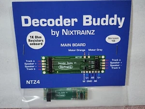Scheda madre NIX Trainz NTZ4 decoder Buddy 1K Ohm V1B 8 uscite con presa 21 pin - Foto 1 di 3