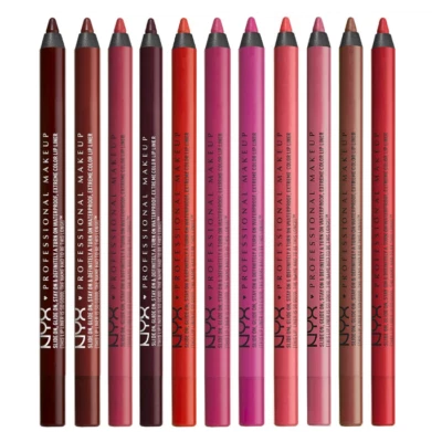 NYX Slide On, Glide On, Stay On & Definitely A Turn On Lip Pencil - CHOOSE - NEW - Image 1 of 2