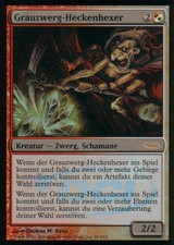 Grey Dwarf Hedge Witch Foil/Duergar Hedge Mage | NM | Gateway Promos | Ger |