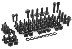 Schraubensatz Yamaha Aerox MBK Nitro Verkleidung schwarz Schrauben Satz Set Neu - Bild 1 von 1