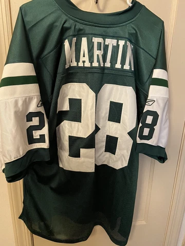 CURTIS MARTIN NEW YORK JETS REEBOK AUTHENTIC ON-FIELD JERSEY El Salvador NWOT Cover