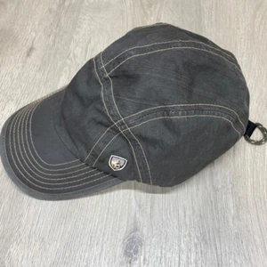 Kuhl 5 Panel Cap Renegade Adjustable Strap Gray Cycling Outdoor Nylon Cotton Hat - Picture 1 of 10