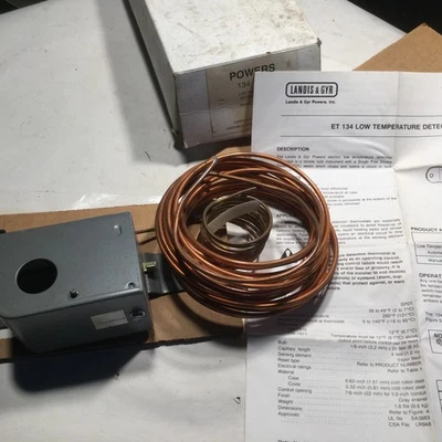 NEW NOS Powers 134-1511 Low Temperature Cutout Control Range 34/45 Degrees F - Image 1 of 4