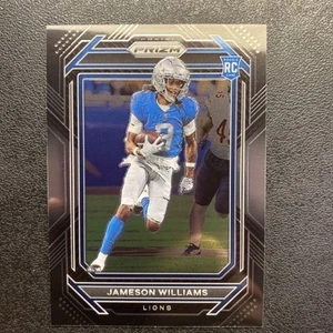 Jameson Williams #PB-13 2022 Panini Chronicles Detroit Lions Prizm Black Silver - Picture 1 of 2