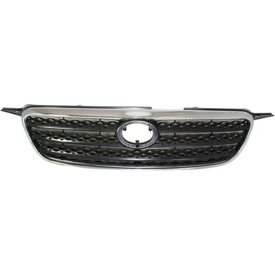 Grille Assembly For 2005-2008 Toyota Corolla Chrome Shell With Dark Gray Insert - Image 1 of 4
