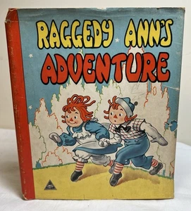Raggedy Ann's Adventure by Johnny Gruelle 1st Edition 1947 Vintage Book - Imagen 1 de 16