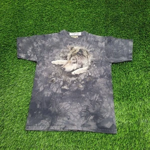 Wolf Shirt Womens Medium 18x23 Tie-dye - Picture 1 of 15