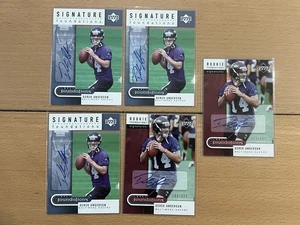 2005-2010 Derek Anderson UD Foundations Rookie Lot Baltimore Ravens OSU Beavers - Picture 1 of 1