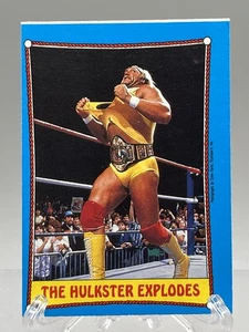 Hulk Hogan Wrestlemania III 1987 The Hulkster Explodes Trading Card #26 OPC - Imagen 1 de 6