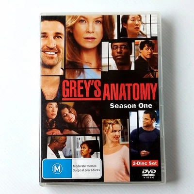Grey's Anatomy Season 1 PAL TV Series DVD R4 VGC Ellen Pompeo - image 1 of 4