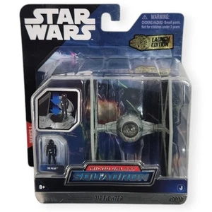 Star Wars Micro Galaxy Squadron Light Armor Tie Fighter Series 1 Chase #0010 New - Picture 1 of 8