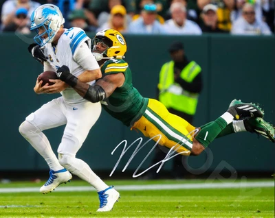 Foto autografada por Micah Parsons 8x10 assinada reimpressão Green Bay Packers - Imagem 1 de 2