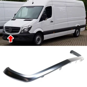 Fits 14-18 Mercedes Benz Sprinter W906 LCI Front Bumper Grille Trim Frame BK - Picture 1 of 7